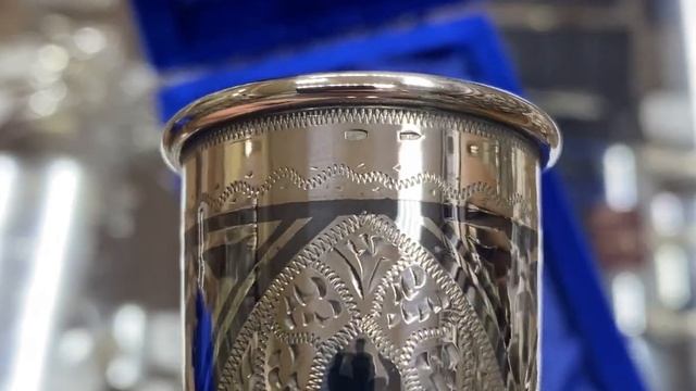 Рюмка подарочная из серебра р00022