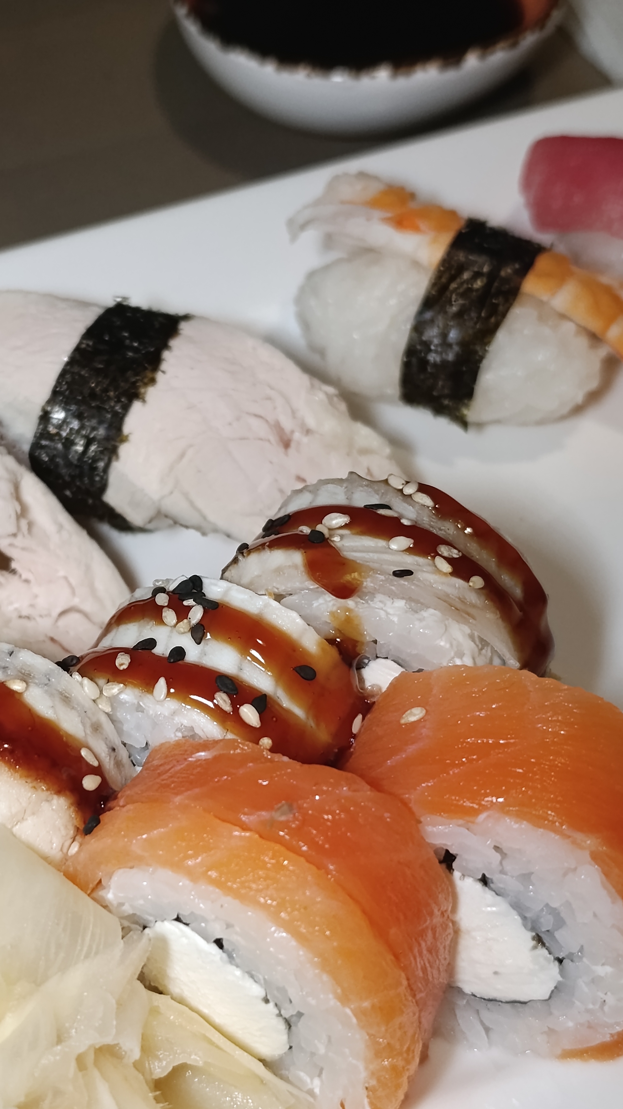 Спонтанный ужин роллами