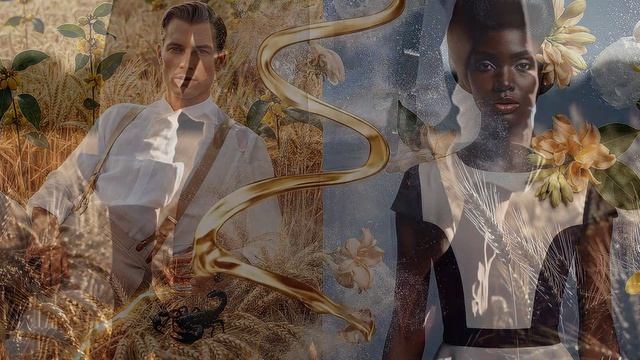 Коллаж парфюмерного бренда