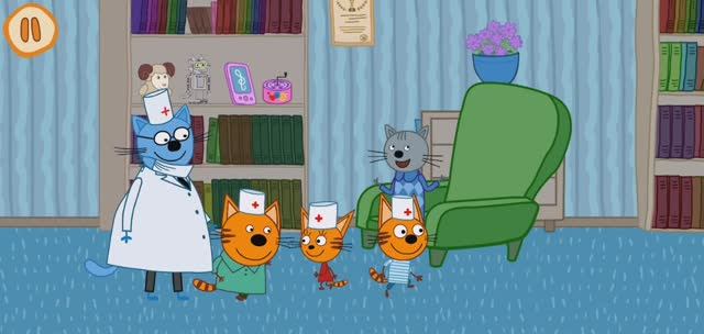 Три Кота Мультфильм Прививка для котят