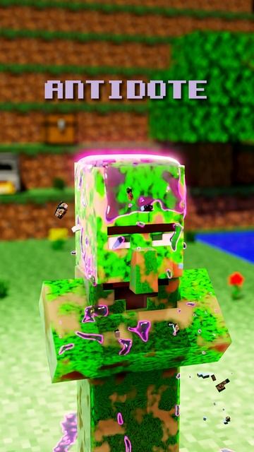 Деревенский житель против реалистичной физики! 💥🪓 #майнкрафт #asmr