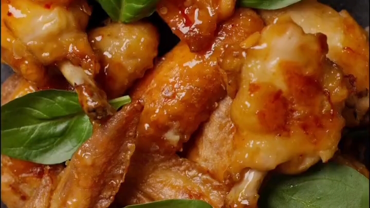 Хрустящие крылья БЕЗ МАСЛА...🍗🍽😋 Рецепт ⤵️