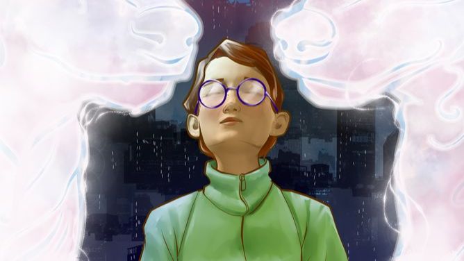 Песнь о волках, Wolf song - англ версия иллюстрированной поэмы об отшельнице, которая жила с волками