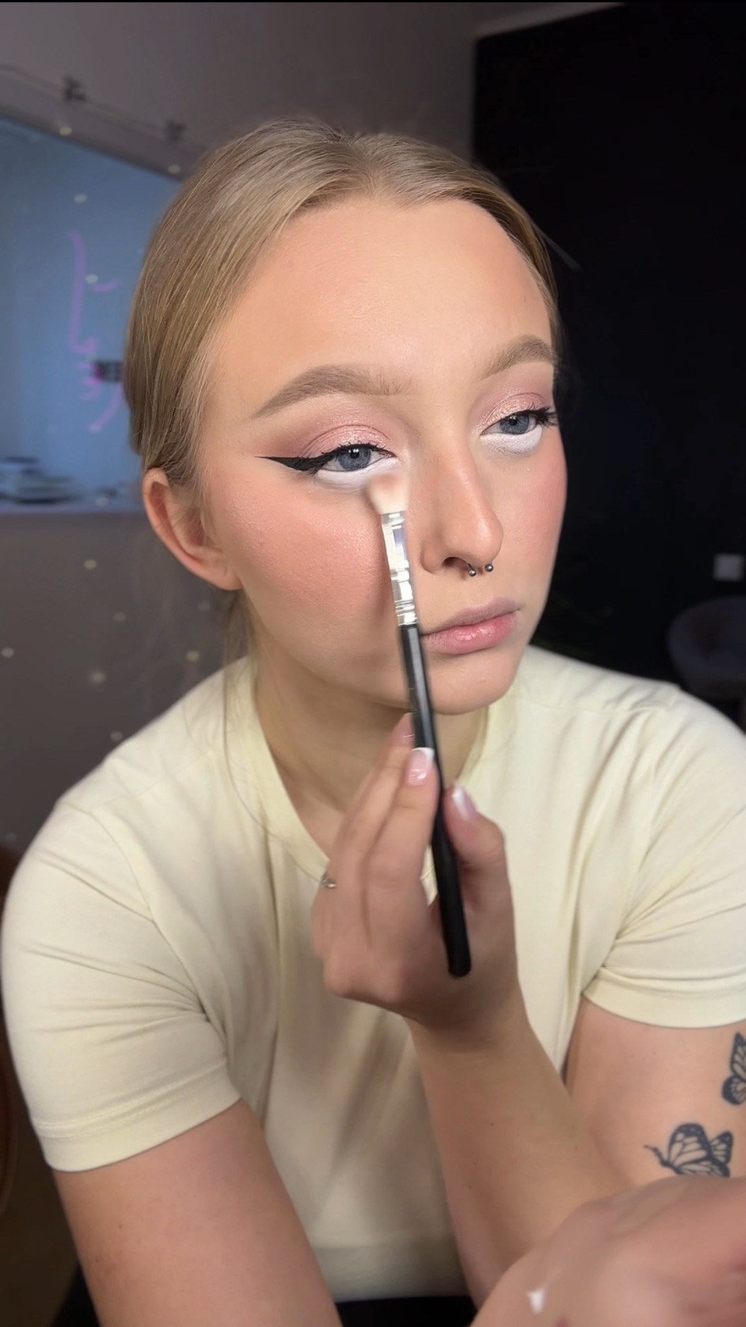 Новогодний макияж глаз🎄💫