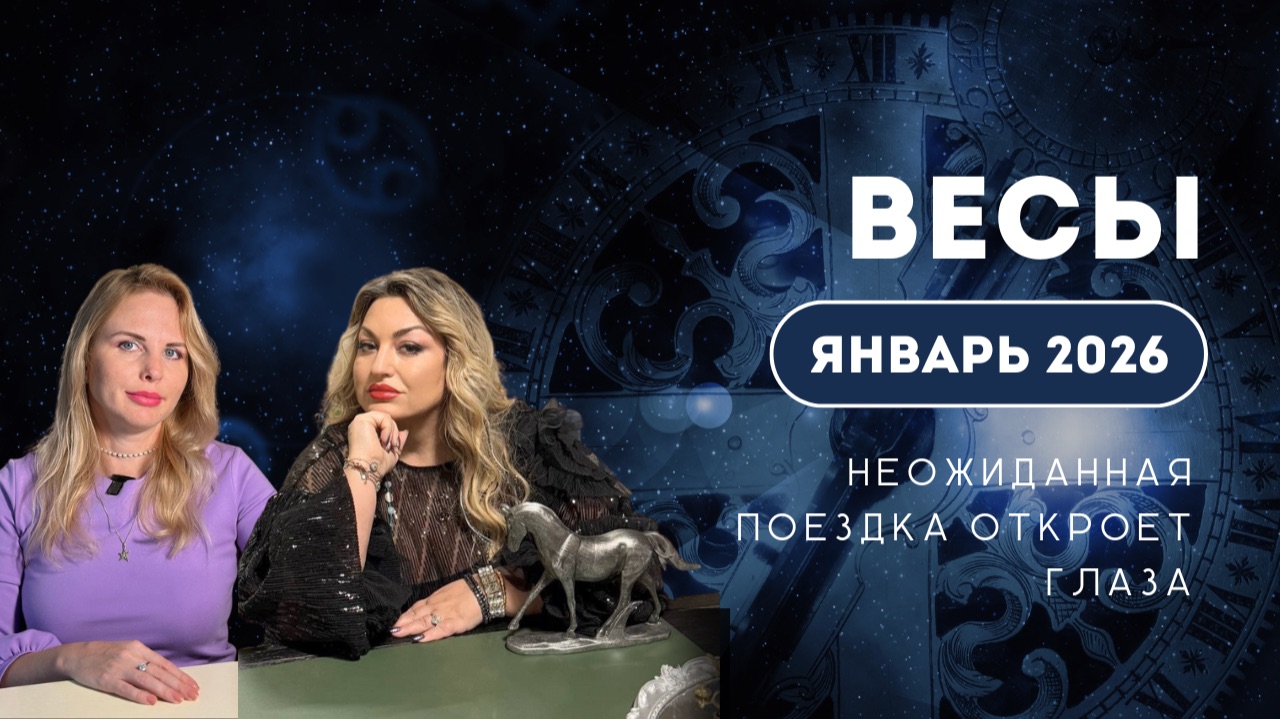 ПРОГНОЗ ДЛЯ ВЕСОВ НА ЯНВАРЬ 2026 | Неожиданная поездка откроет глаза