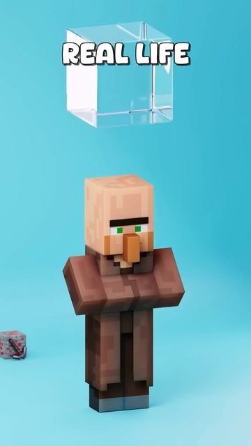 Деревенский житель Майнкрафта против 3D-симулятора реальной жизни 💎⛏️