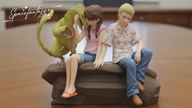 Персонажи из комикса Дары бродячих льдов, научная фантастика - коллекционные модельки, диорама, 3d