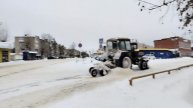 очистка дорог от снега 112 часть