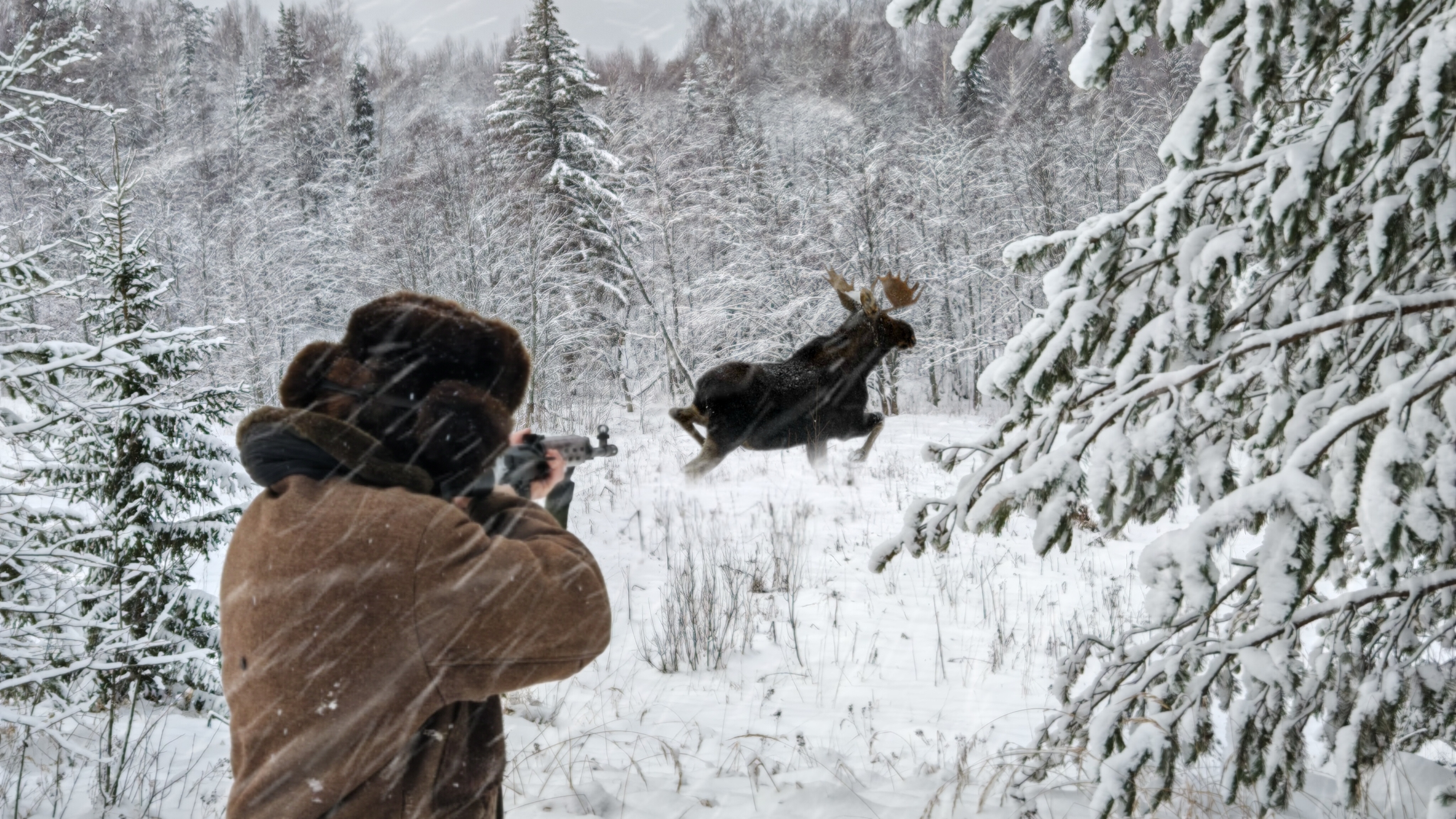 ОХОТА НА ЛОСЯ. ЗВЕРЬ ПРЯМО НА МЕНЯ ВЫШЕЛ! ДОБЫЛ МЯСА НА ГОД!