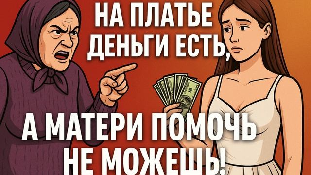 «На платье деньги есть, а матери помочь не можешь!» — наглая свекровь довела невестку до ухода