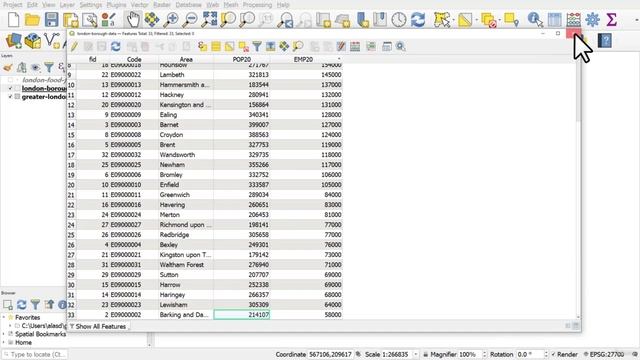 002 London density data - yum yum!
