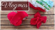 Влогмас 1/25 ❄ Предновогодние проекты 🎄 Вяжу белое и красное