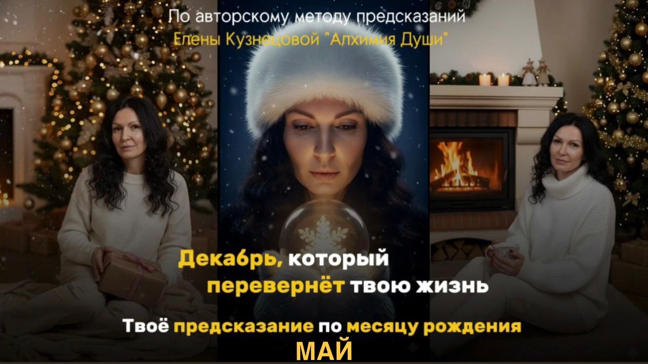 Ты родилась в МАЕ? В видео смотри свое предсказание на декабрь