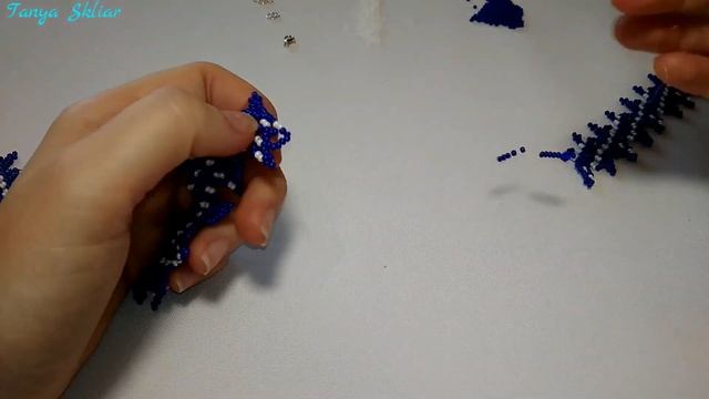 Колье из бисера 🦋
