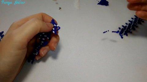 Колье из бисера 🦋