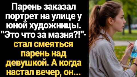 ИСТОРИИ ИЗ ЖИЗНИ/Что за мазня! - Молодой богач посмеялся над уличной художницей, но не ожидал, что к