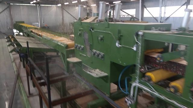 Многопильный станок, центрователь бруса (40 м/мин)