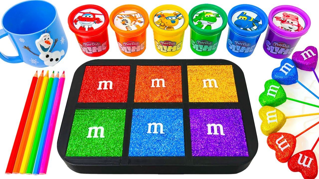 ИГРАЕМ В ЦВЕТНЫЕ СЛАЙМЫ ЗАЛИВАЕМ В ФОРМЫ КВОДРАТОВ ВИДЕО ДЛЯ ДЕТЕЙ ДЕТСКИЙ КАНАЛ ИГРАЛКИ-ЗАЛИПАЛКИ