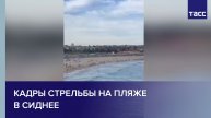 Кадры стрельбы на пляже в Сиднее
