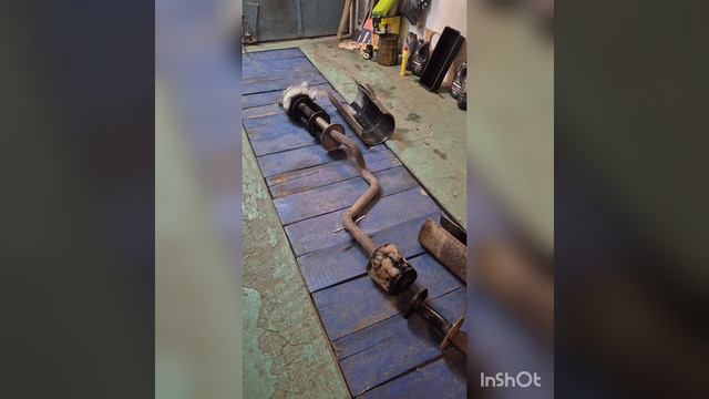 Вскрытие глушителя шкода рапид 1.4.