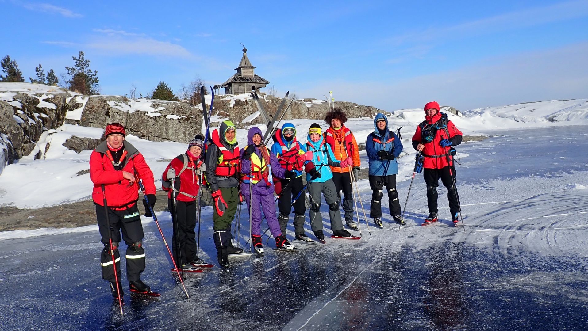 Воспоминания 2018-03-03-NordicSkating Ладога как Байкал