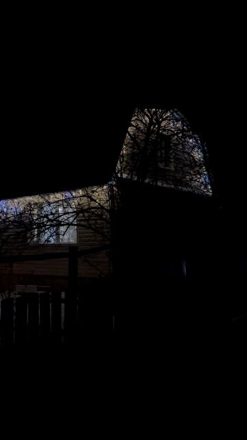 Украсил дом на даче к Новому Году