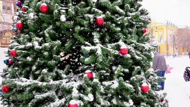 Снег на улице Советской.... Оренбург 13.12.25.