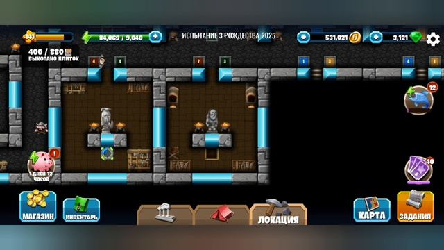 New Diggy's Adventure. Рождество 2025. Испытание 3 рождества 2025.