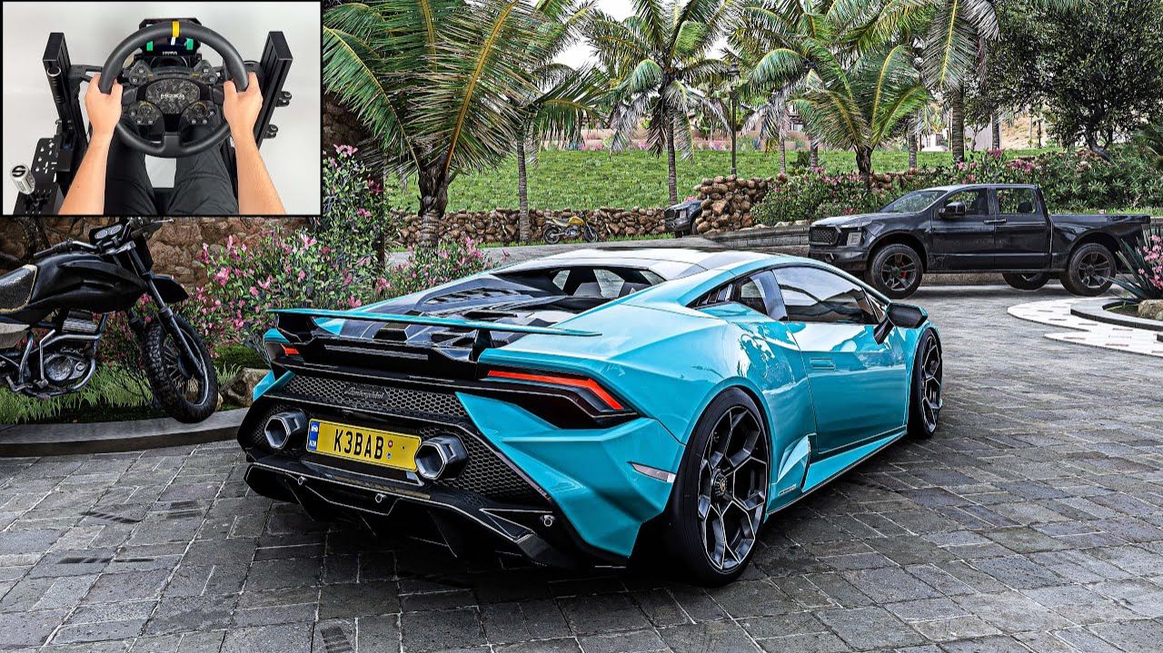 Lamborghini Huracan Tecnica | Forza Horizon 5 | Steering Wheel Gameplay