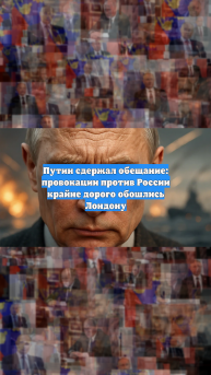 Путин сдержал обещание: провокации против России крайне дорого обошлись Лондону