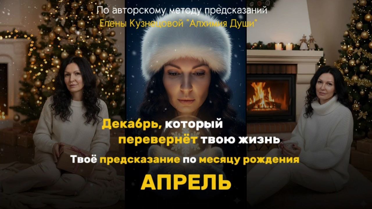 Ты родилась в АПРЕЛЕ? В видео твое предсказание на декабрь