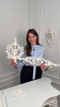 Лепной декор и декоративные накладки: резной орнамент в интерьере | Идеи применения и подбор