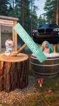 У Лукоморья дуб спилили