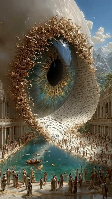 Celestial Paradise | The River of Unraveled Text | Surreal AI Short