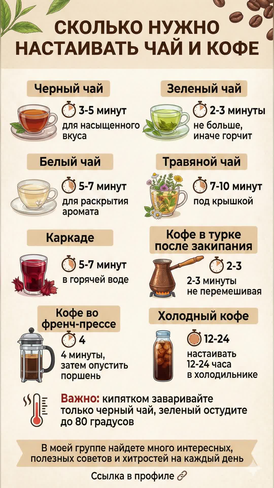 Как правильно заваривать чай и кофе