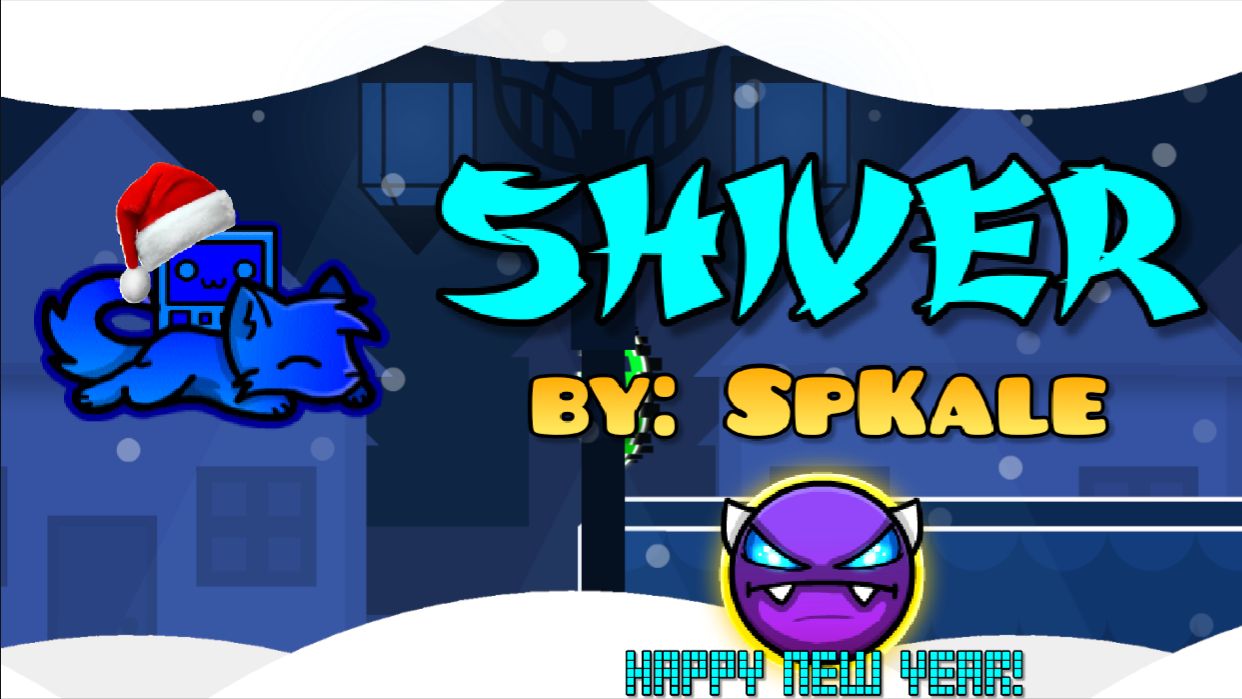 SHIVER GG! Новогодний изи демон (my 7 demon) | Geometry Dash