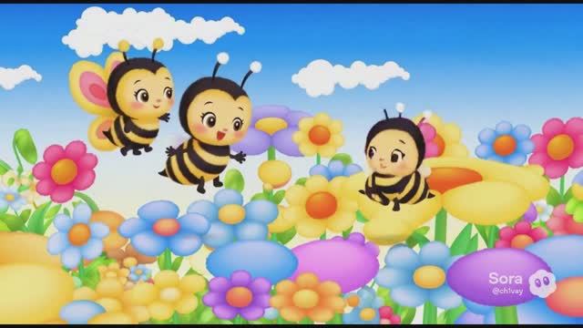 ВЕСЕЛАЯ ПЕСЕНКА ПРО ПЧЕЛКУ ЖУ-ЖУ-ЖУ. ПЧЕЛЯТА ВЕСЕЛЯТЬСЯ НА ЛУГУ! ДОБРАЯ ДЕТСКАЯ ПЕСЕНКА ЖУ-ЖУ-ЖУ!