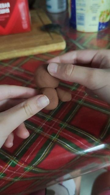 🍪лепим прянечного человечка 1часть