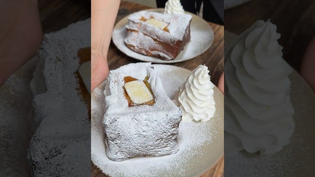 французские тосты в снегу из Японии