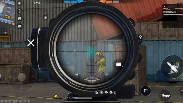 Free Fire в голову из винтовки