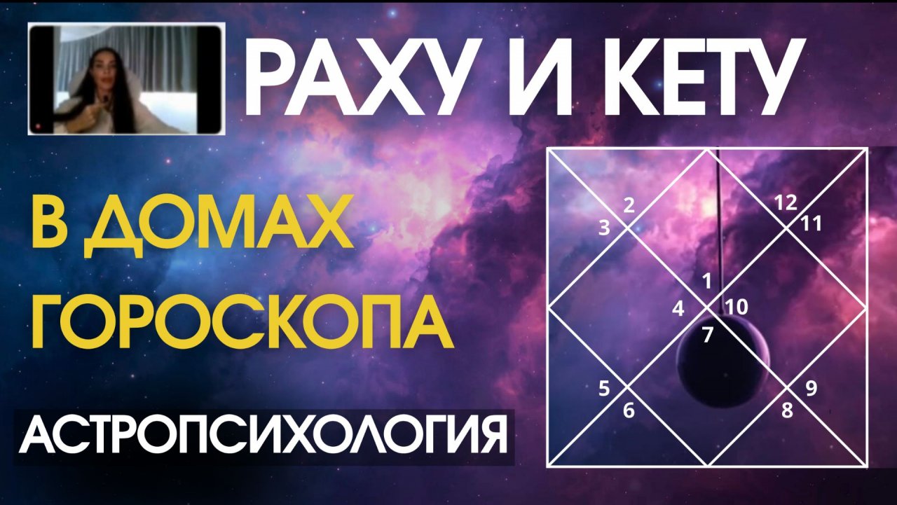 Раху и Кету в домах гороскопа. Астропсихология | Воробьёва Анна Astrogreen