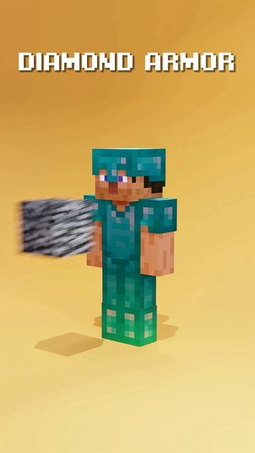 Тест Стива против брони в Майнкрафте 🔥💀 Плавная анимация, удовлетворяющая требованиям Bedrock