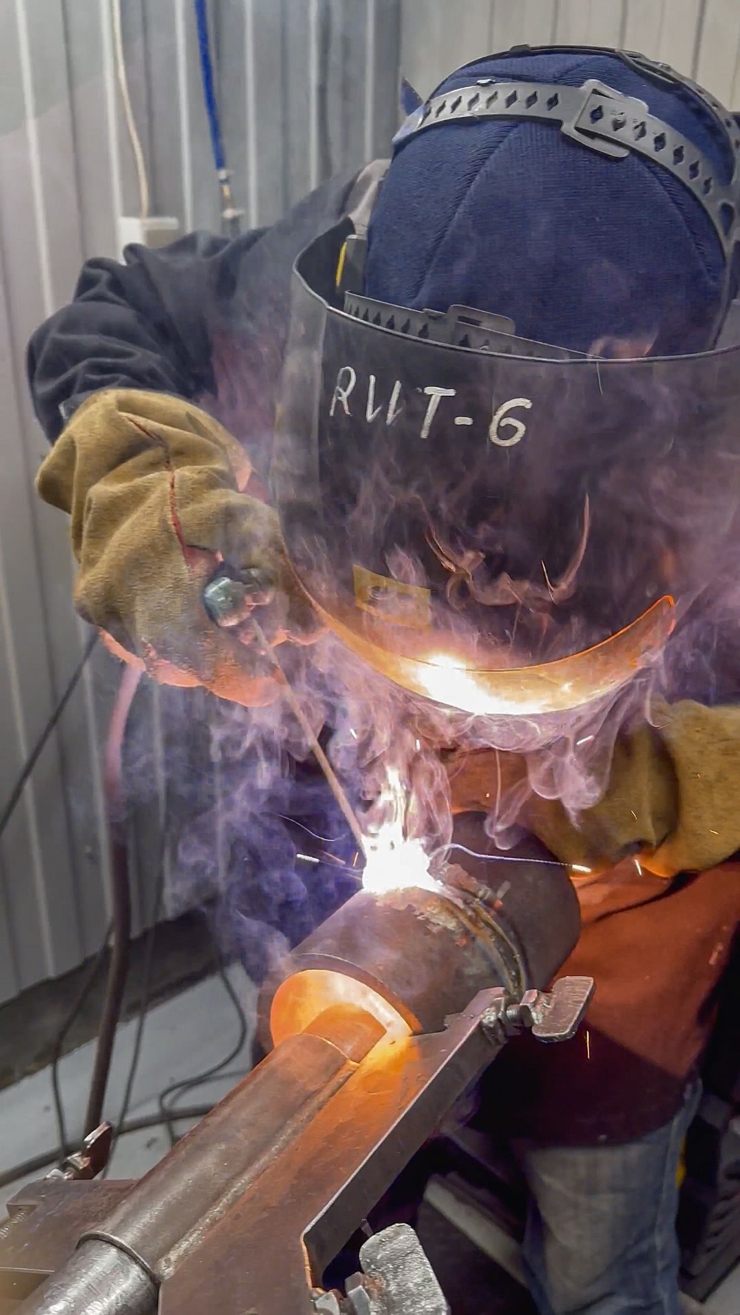 Процесс обучения в школе сварки РВТ