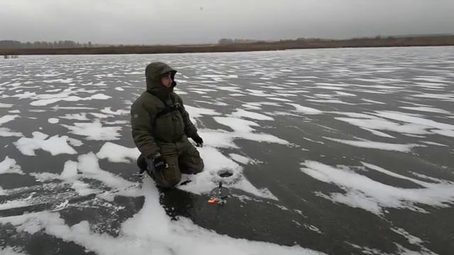 Первый лёд 2025‐2026. Ловля на жерлицы