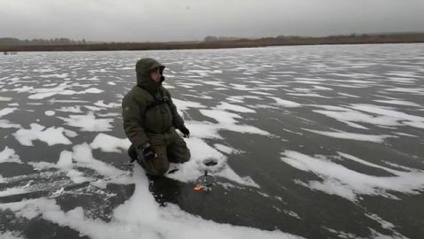 Первый лёд 2025‐2026. Ловля на жерлицы