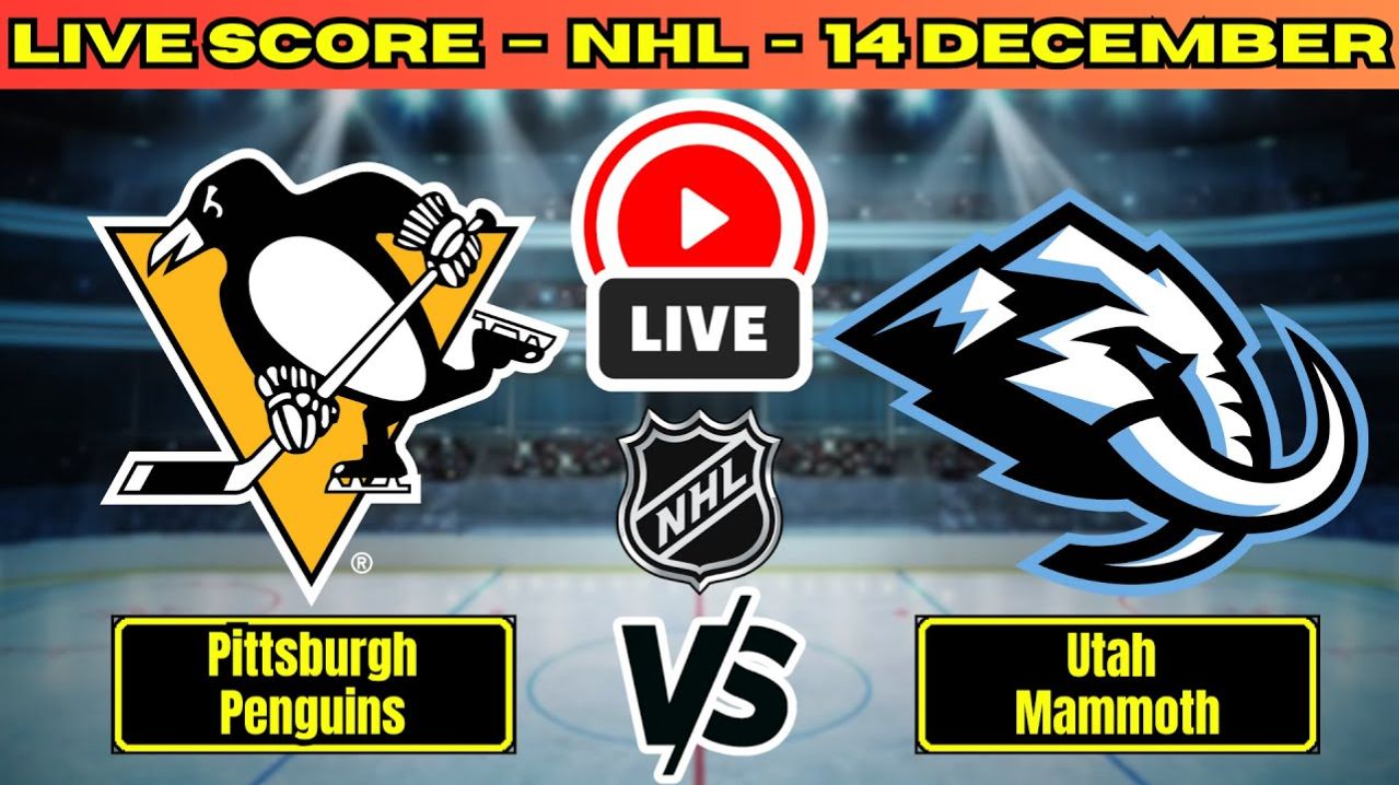 Питтсбург — Юта NHL сезон 25/26 | 14.12.2025 Прямая трансляция