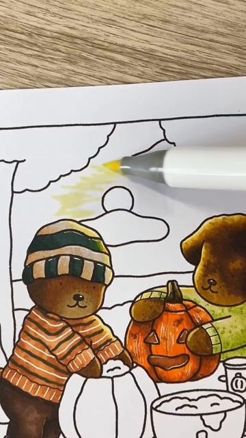 Тыквенный сбор раскраска