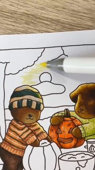 Тыквенный сбор раскраска