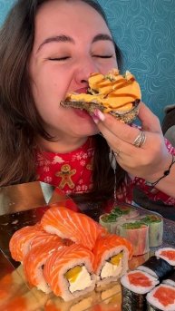 Mukbang ASMR|Подписывайтесь на канал🍣✨ 💜✨