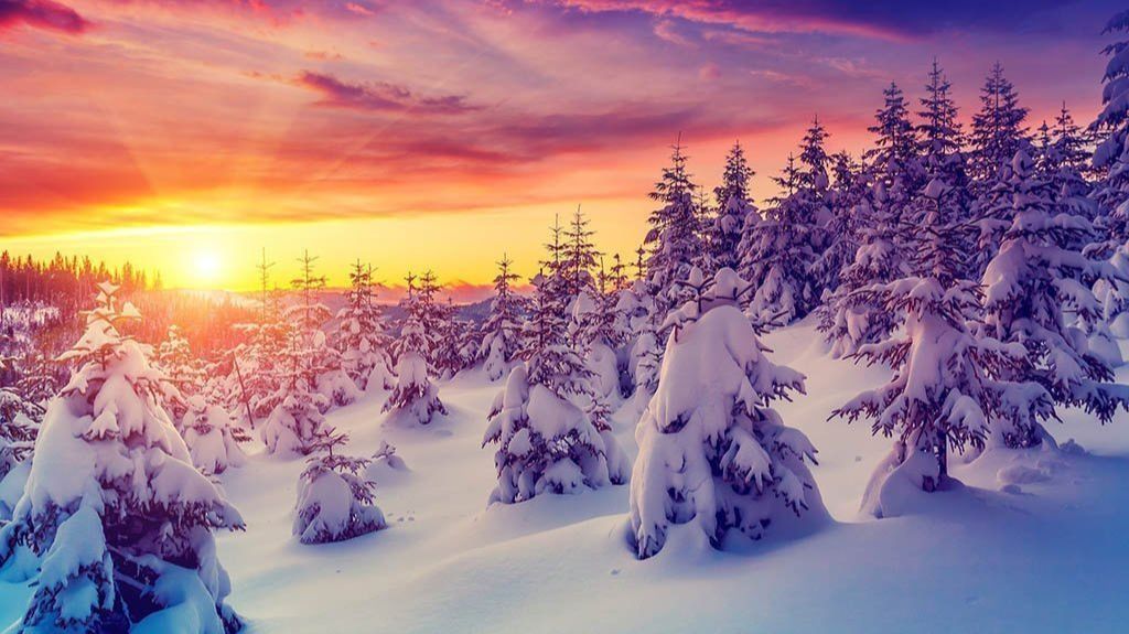 Сибирские морозы .